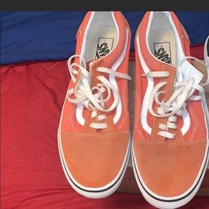 Pink and Black & Orange Vans